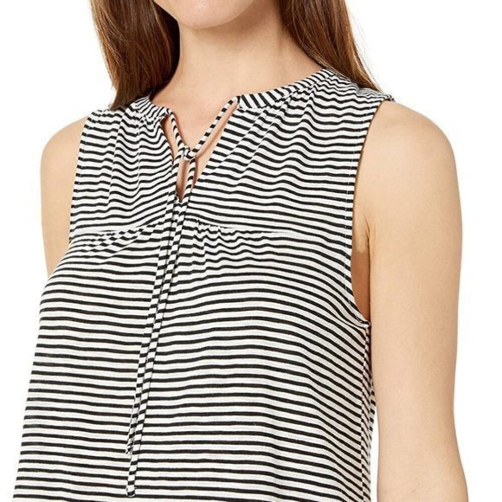 Lucky Brand Ruffle Stripe Tunic. XS - Picture 3 of 4